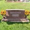 Artificial Sunflower & Mixed Silk Flower Bouquets – Faux Sunflowers, Daisies & Poppies, Cemetery, Home, Porch, and Office Decoration (4 Bundles)